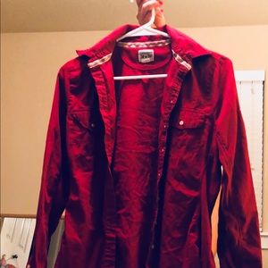 Converse button up blouse